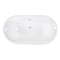 Aqua Eden Clawfoot Bathtubs, 60 L, 30.31 W, White/Polished Chrome, Cast Iron VCTND603119NC1 - alternate 4
